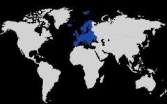 Карта европы на русском языке